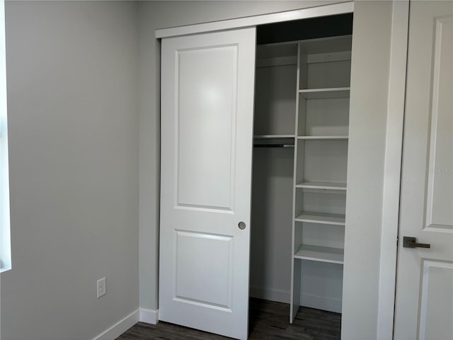 view of closet