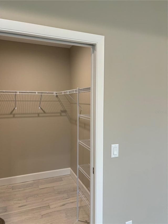 view of closet