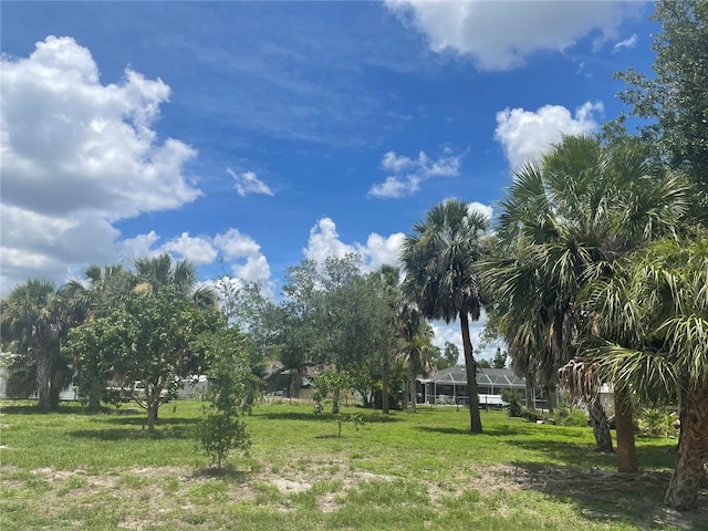 view of home's community featuring a yard