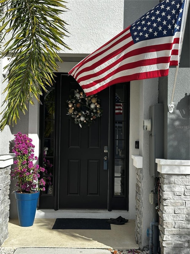 view of property entrance