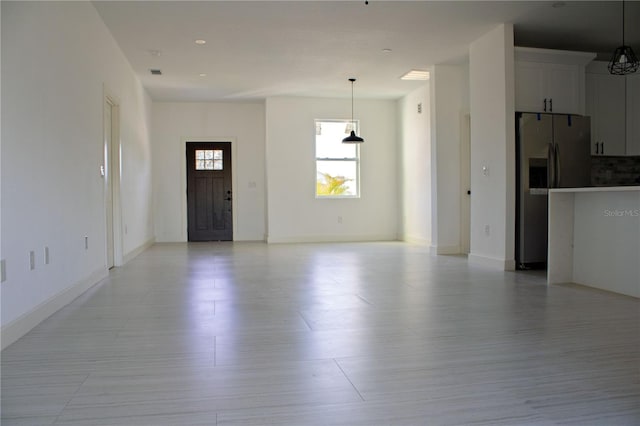 view of unfurnished living room