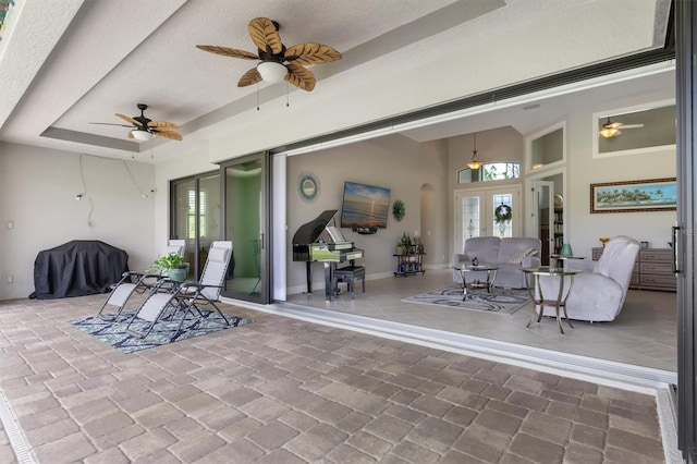 view of patio / terrace with french doors