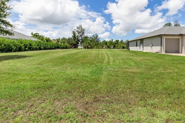 view of yard