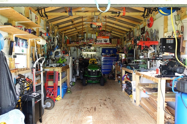 view of storage room