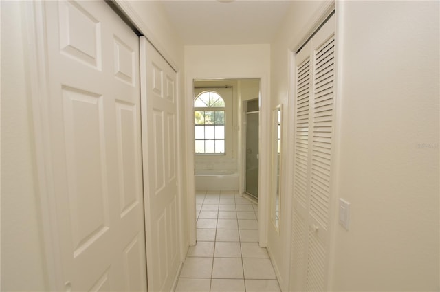 515 Allworthy St, Port Charlotte, FL 33954 - hall featuring light tile patterned floors