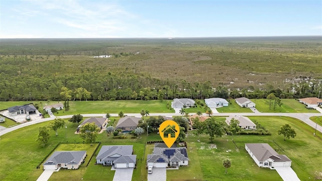 16195 Maya Cir, Punta Gorda, FL 33955 - aerial view of residential area featuring a forest