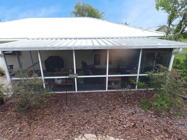 view of rear view of property