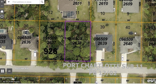 Partridge Ave, North Port FL, 34286 land for sale