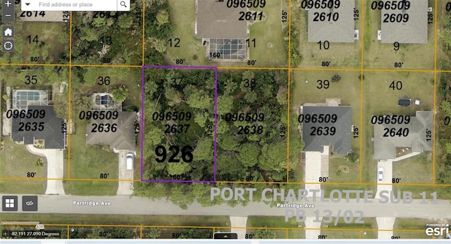 Partridge Ave, North Port FL, 34286 land for sale