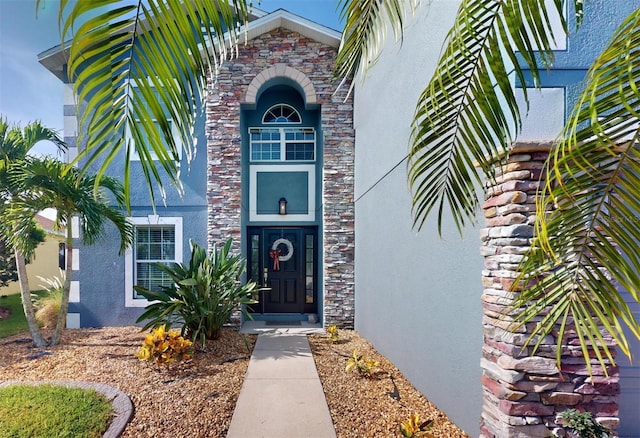 view of entrance to property