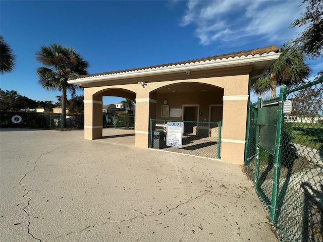 view of back of property