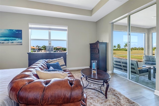 interior space featuring light hardwood / wood-style floors