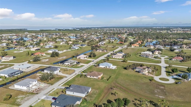 aerial view featuring a residential view