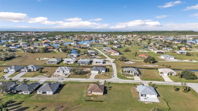 drone / aerial view featuring a residential view