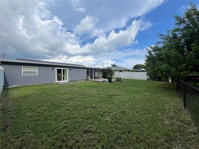 1405 Dorchester St, Port Charlotte, FL 33952 - view of yard with a sunroom