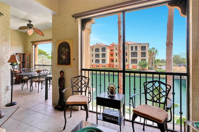 96 Vivante Blvd Unit 96211, Punta Gorda, FL 33950 - balcony with ceiling fan
