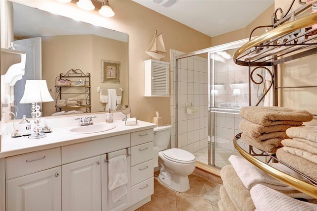 96 Vivante Blvd Unit 96211, Punta Gorda, FL 33950 - full bath with tile patterned flooring, vanity, and a stall shower