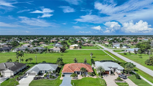 drone / aerial view featuring a residential view