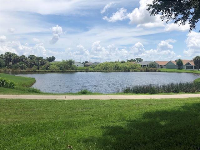 property view of water