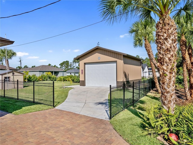 exterior space with fence