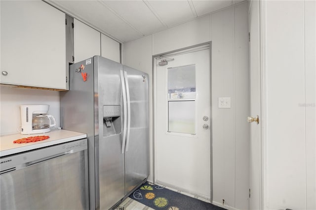 kitchen featuring appliances with stainless steel finishes