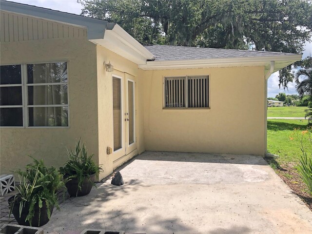 exterior space featuring a patio area