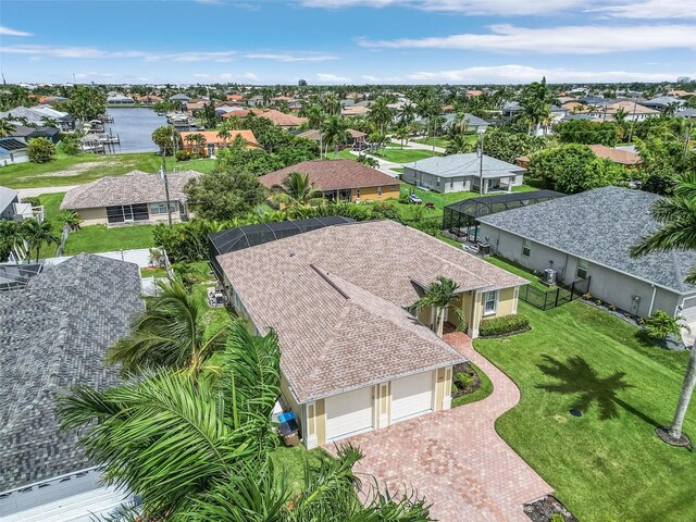 3327 Surfside Blvd, Cape Coral, FL 33914 - birds eye view of property with a residential view