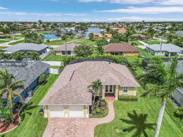 3327 Surfside Blvd, Cape Coral, FL 33914 - birds eye view of property featuring a residential view