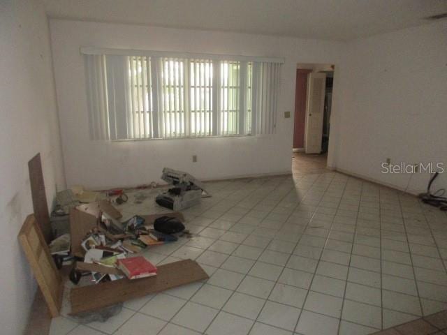 view of tiled empty room