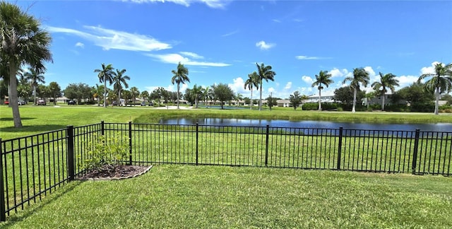 view of water feature