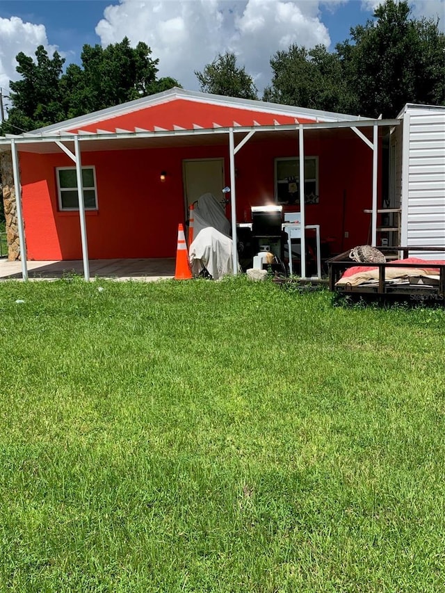 view of outbuilding