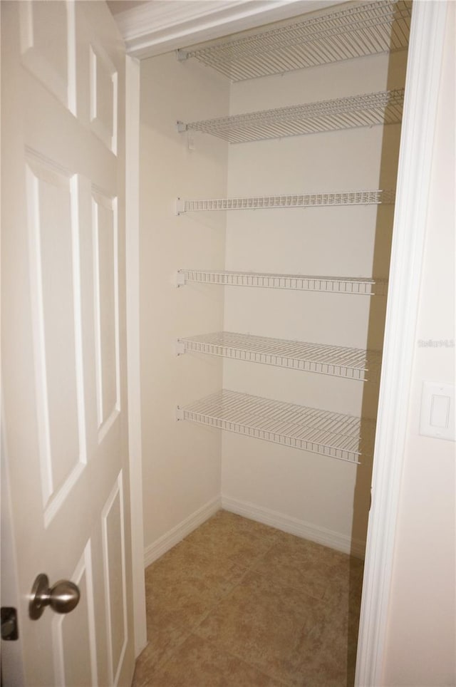 view of closet