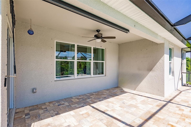 27261 Guapore Dr, Punta Gorda, FL 33983 - view of patio with ceiling fan