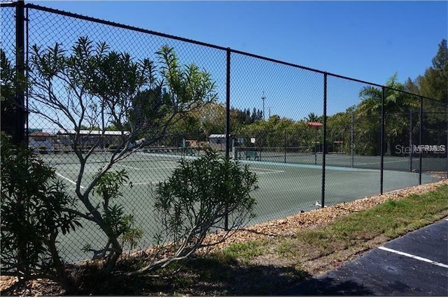 view of sport court