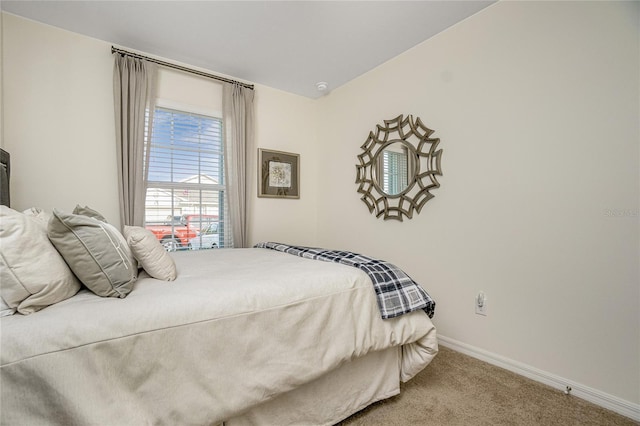 bedroom featuring carpet flooring