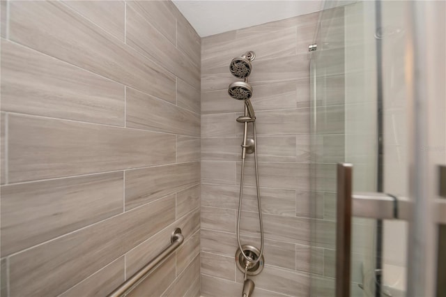 full bathroom with a stall shower