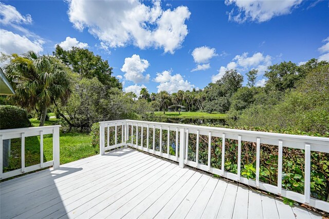 view of deck