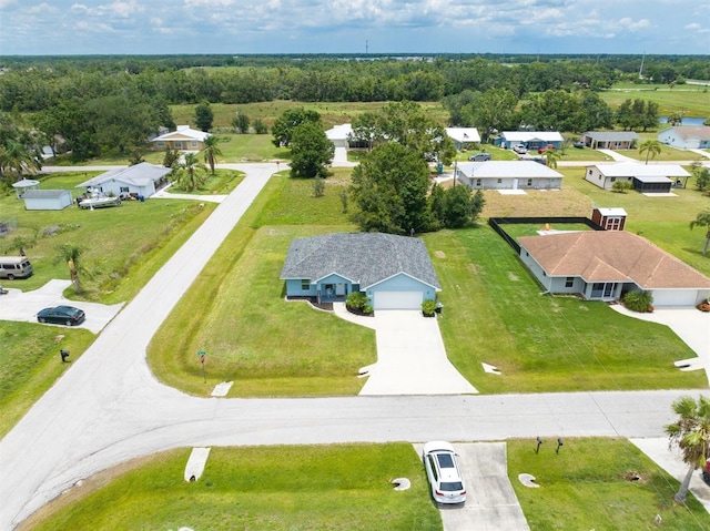 bird's eye view featuring a residential view