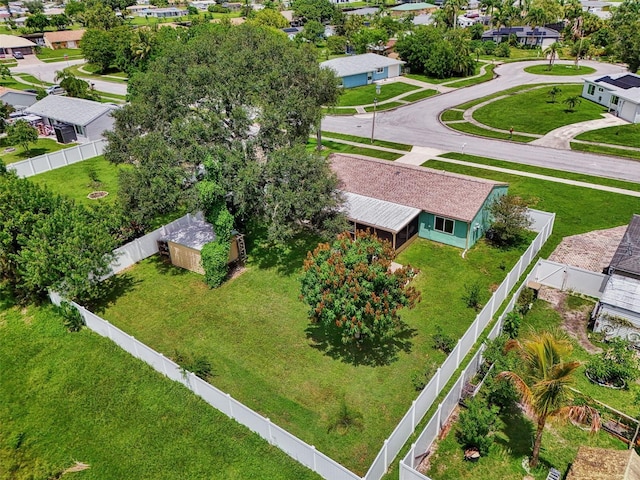 drone / aerial view featuring a residential view