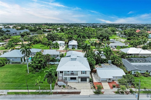 drone / aerial view featuring a residential view