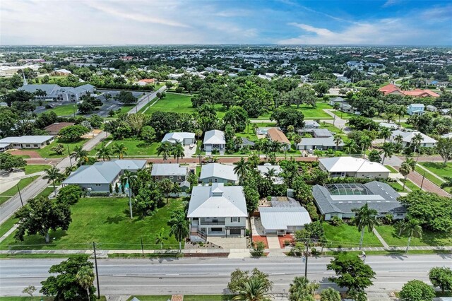 bird's eye view featuring a residential view