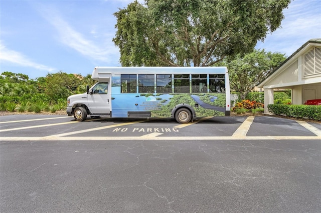 view of uncovered parking lot