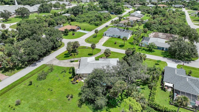 bird's eye view featuring a residential view