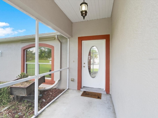 view of property entrance