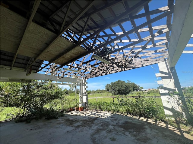 view of patio / terrace with a pergola