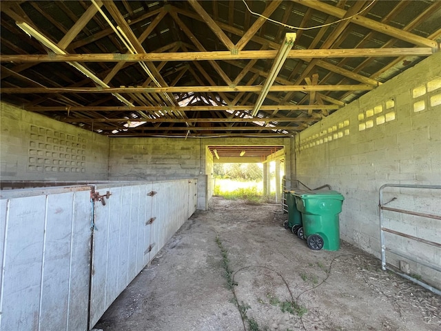 view of stable