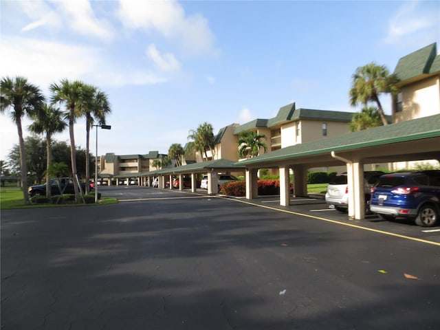 view of car parking