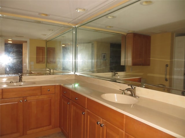 601 Shreve St Unit 12B, Punta Gorda, FL 33950 - bathroom featuring double vanity