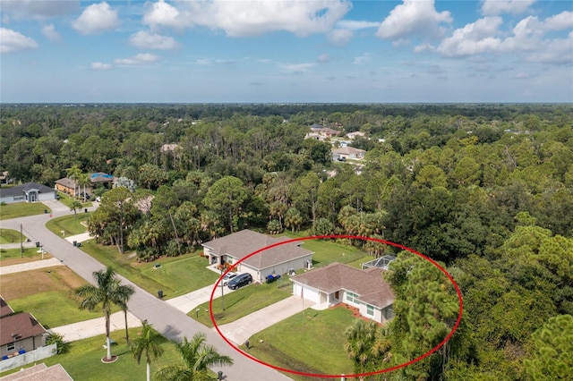3159 Draper Ter, North Port, FL 34286 - aerial view of a forest
