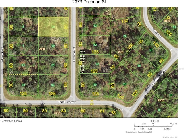 2373 Drennon St, Port Charlotte FL, 33953 land for sale